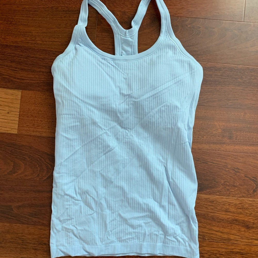 EUC Lululemon Ebb to Street Tank Size 8 Color Daydream